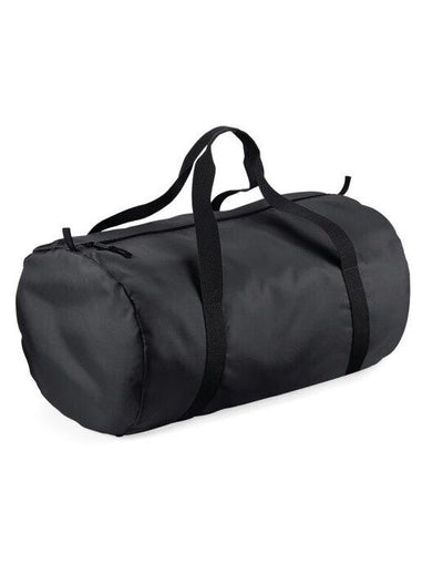 Bagbase BG150 Packaway Barrel Bag - Black/Black