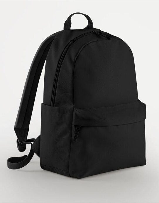 Bagbase BG185 Premium Recycled Backpack - Black