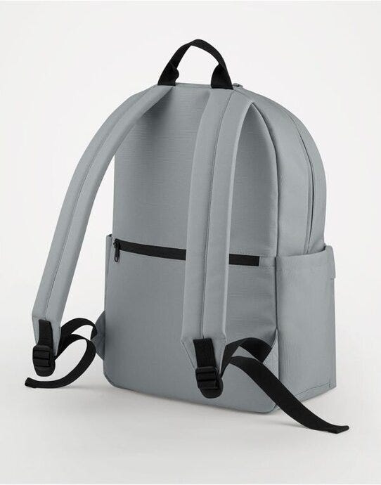 Bagbase BG185 Premium Recycled Backpack - Pure Grey