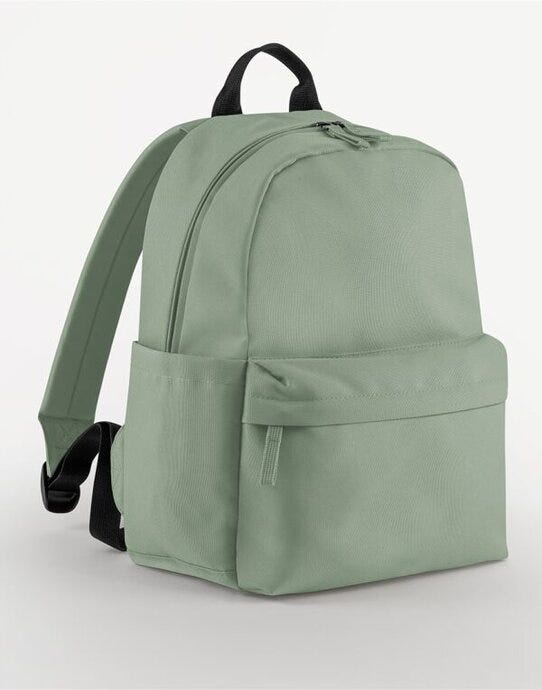 Bagbase BG185S Premium Recycled Mini Backpack - Dusty Green