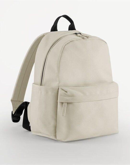 Bagbase BG185S Premium Recycled Mini Backpack - Natural Stone