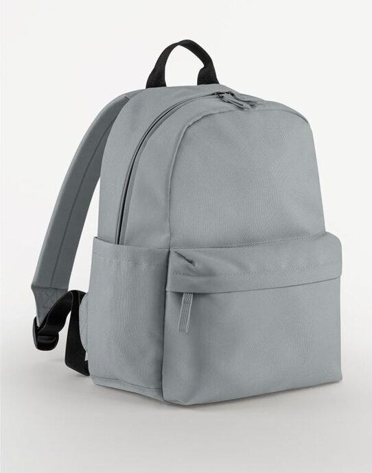 Bagbase BG185S Premium Recycled Mini Backpack - Pure Grey