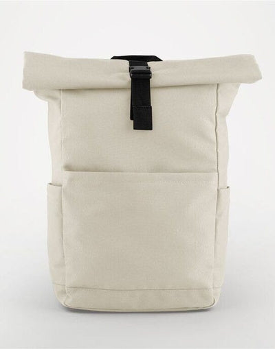 Bagbase BG186 Premium Recycled RollTop Backpk - Natural Stone
