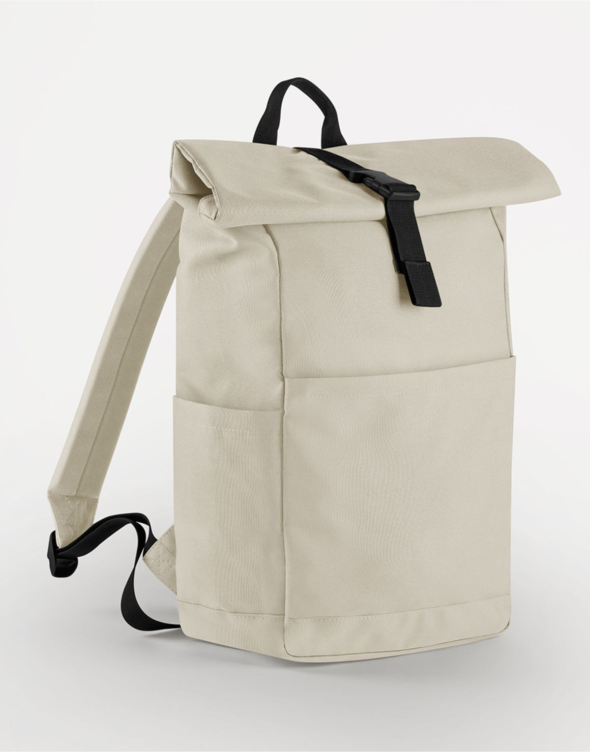 Bagbase BG186 Premium Recycled RollTop Backpk - Natural Stone