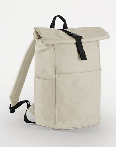 Bagbase BG186 Premium Recycled RollTop Backpk - Natural Stone