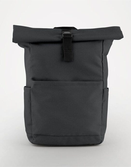 Bagbase BG186 Premium Recycled RollTop Backpk - Graphite Grey