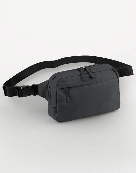 Bagbase BG187 Premium Recycled Cross Body Bag - Graphite Grey