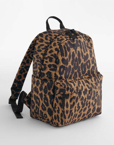 Bagbase BG195 Leopard Print Backpack - Leopard Print