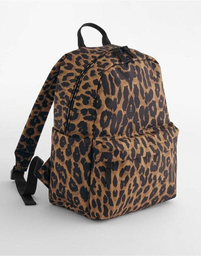 Bagbase BG195S Leopard Print Mini Backpack - Leopard Print