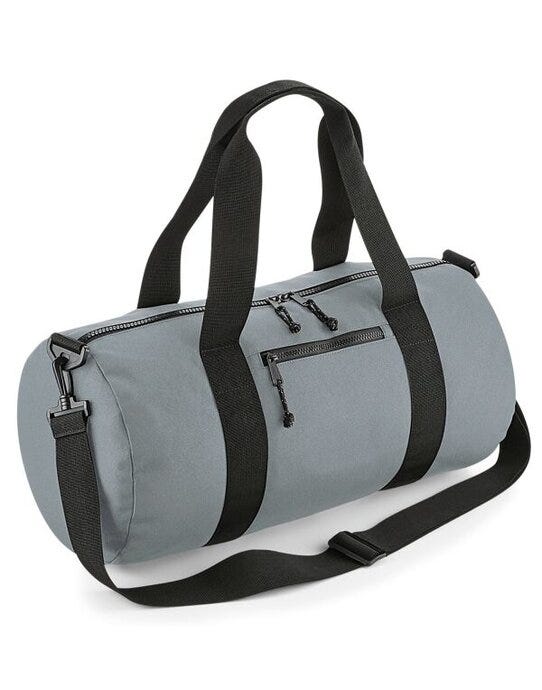 Bagbase BG284 Recycled Barrel Bag - Pure Grey