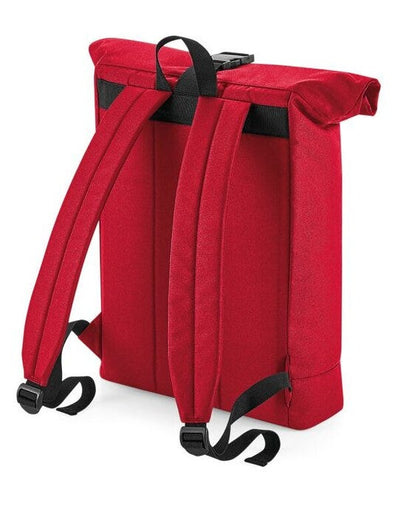 Bagbase BG286 Recycled Roll-Top Backpack - Classic Red