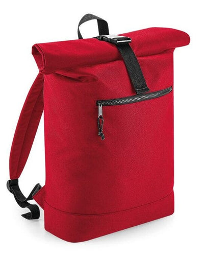 Bagbase BG286 Recycled Roll-Top Backpack - Classic Red