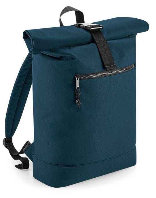Bagbase BG286 Recycled Roll-Top Backpack - Petrol