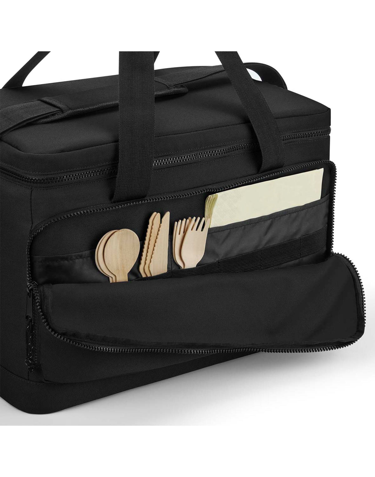 Bagbase BG290 Recycled Lrg Cooler Shoulder Bag - Black
