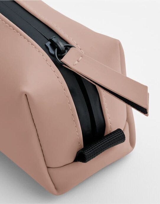 Bagbase BG329 Matte PU Mini Accessory Case - Nude Pink