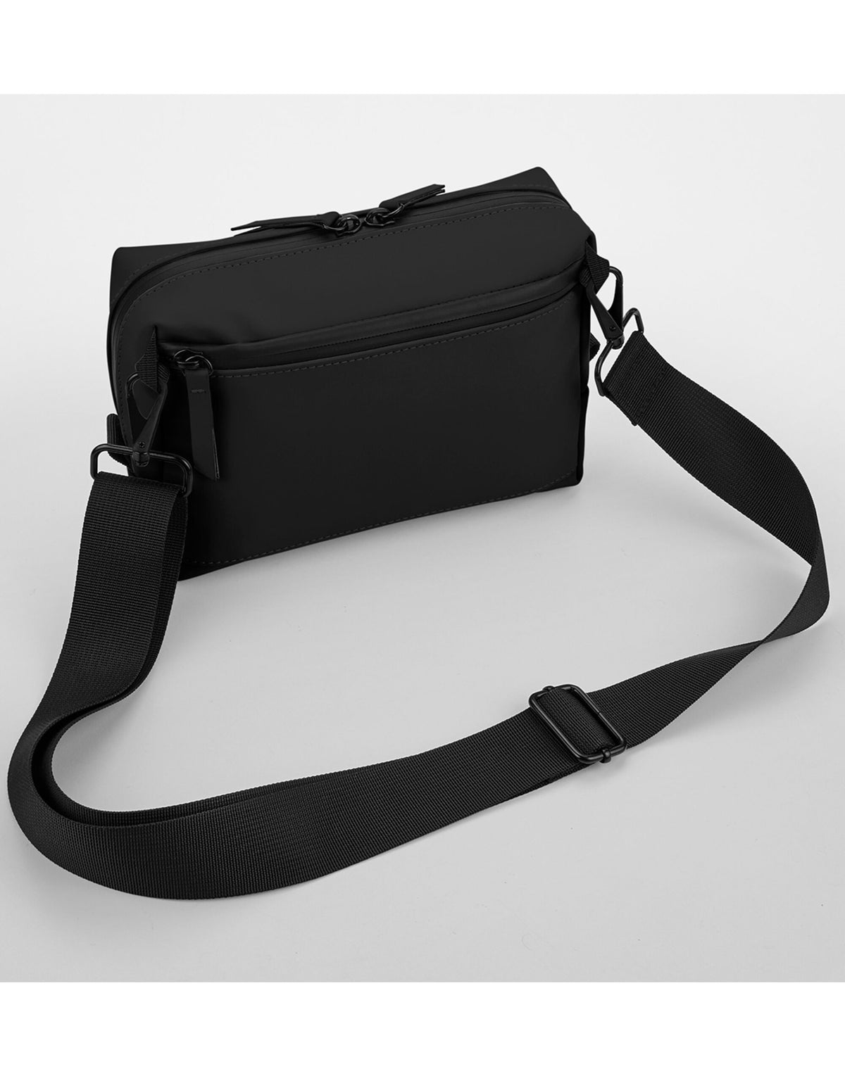 Bagbase BG334 Bagebase Matte PU Cross Body Bag - Black