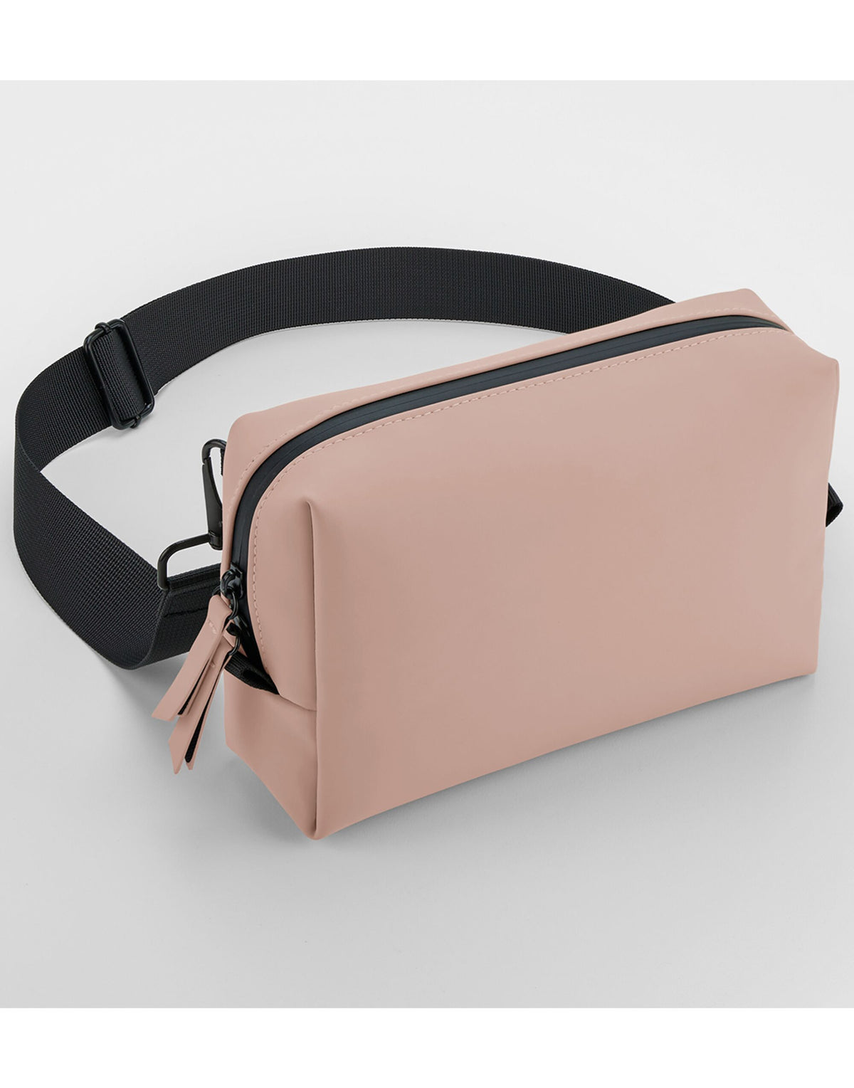 Bagbase BG334 Bagebase Matte PU Cross Body Bag - Nude Pink