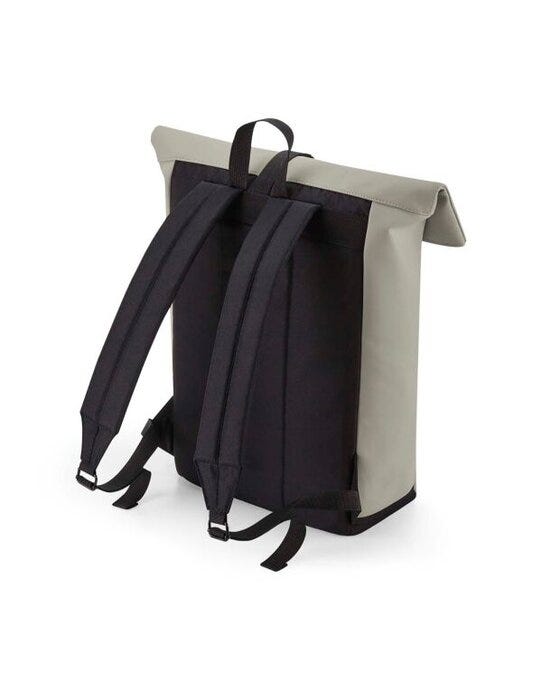 Bagbase BG335 Matte PU Roll Top Backpack - Clay