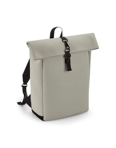 Bagbase BG335 Matte PU Roll Top Backpack - Clay