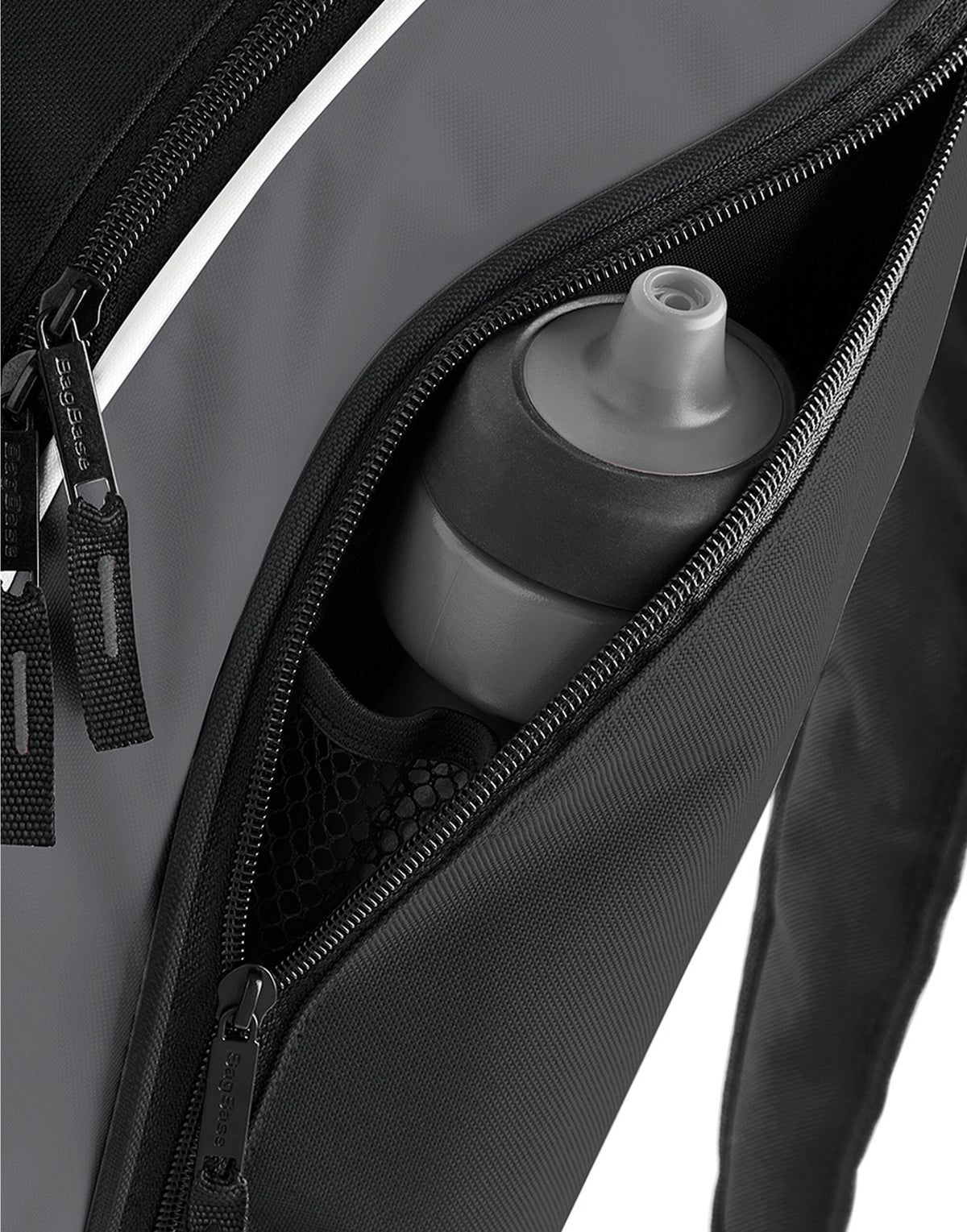 Bagbase BG571 Teamwear Backpack - Black/Grey/White