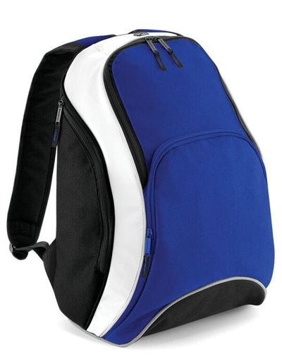 Bagbase BG571 Teamwear Backpack - Bright Royal/Black/White