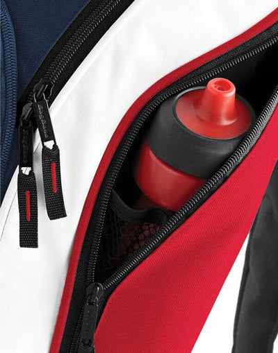 Bagbase BG571 Teamwear Backpack - F Navy/Classic Red/White