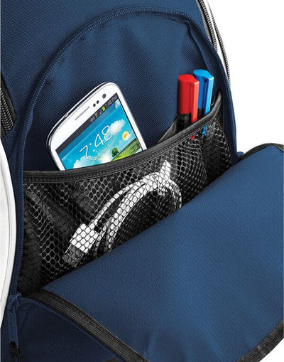 Bagbase BG571 Teamwear Backpack - French Navy/White