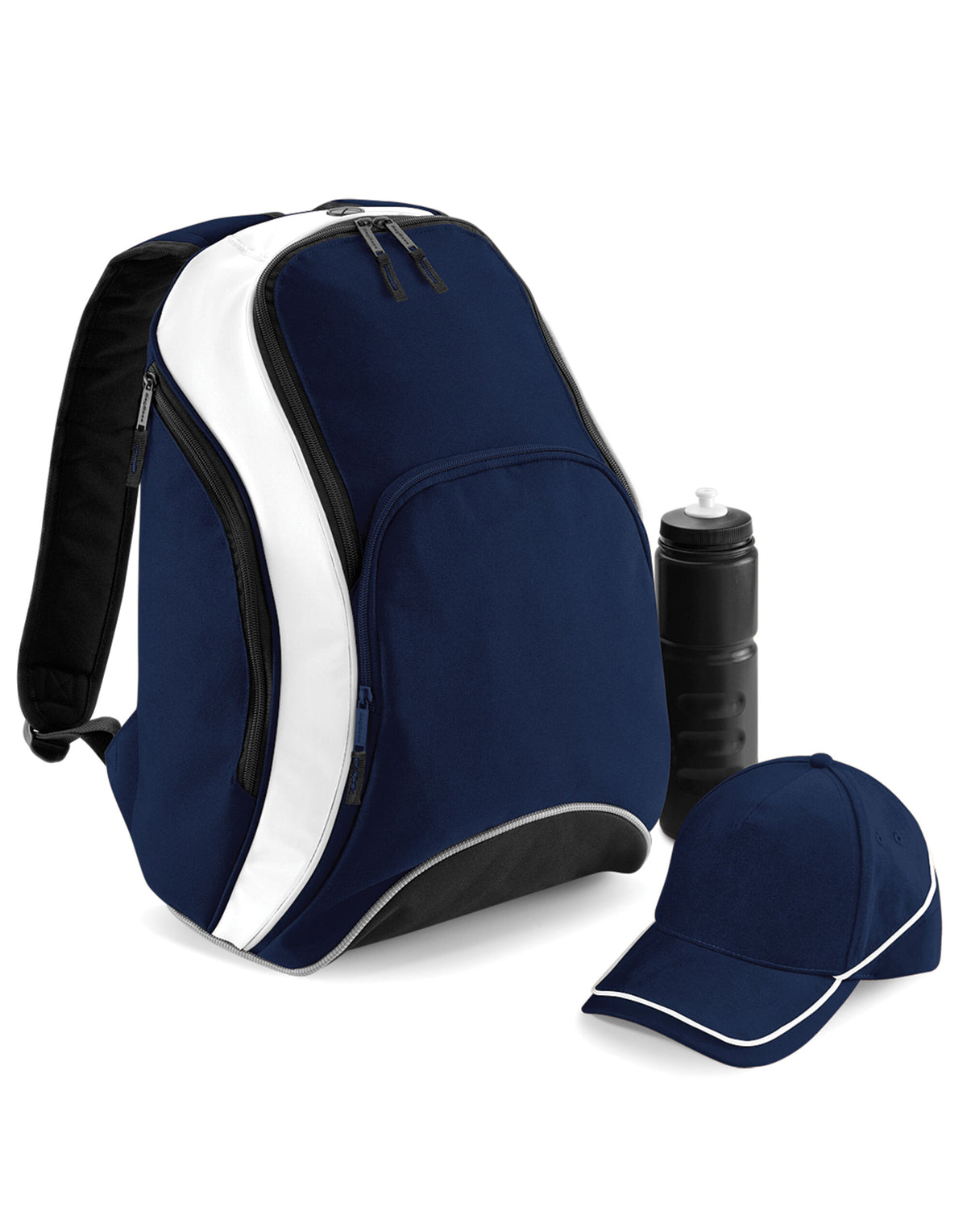 Bagbase BG571 Teamwear Backpack - French Navy/White