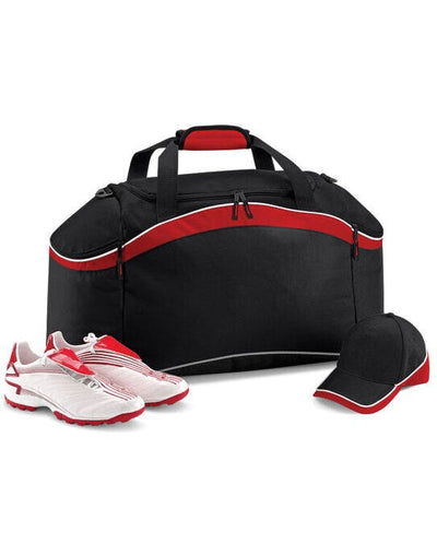 Bagbase BG572 Teamwear Holdall - Black/Classic Red/White