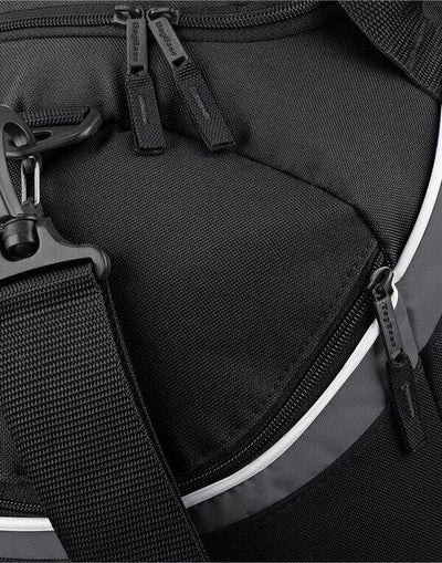 Bagbase BG572 Teamwear Holdall - Black/Graphite Grey/White