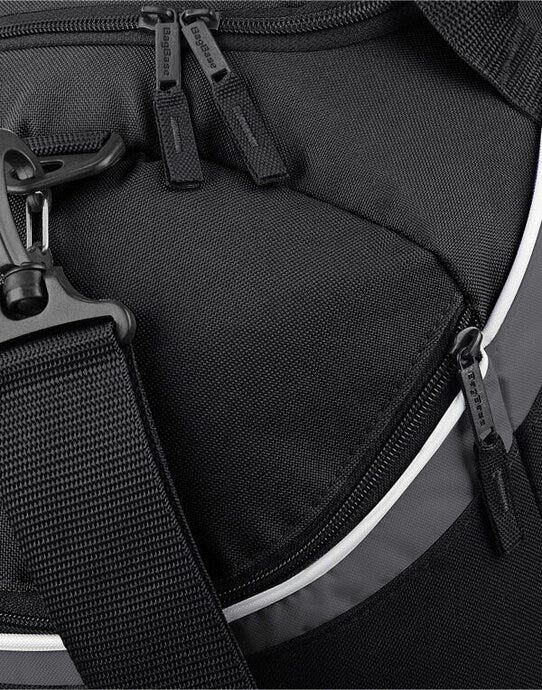 Bagbase BG572 Teamwear Holdall - Black/Graphite Grey/White