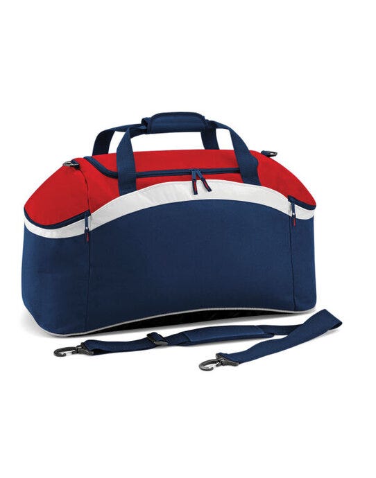 Bagbase BG572 Teamwear Holdall - F Navy/Classic Red/White