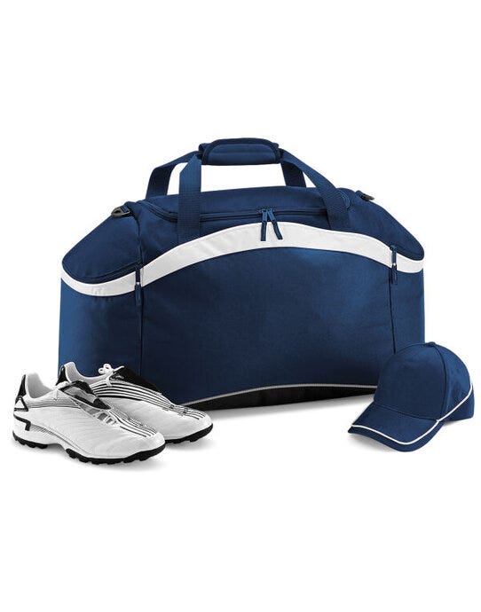 Bagbase BG572 Teamwear Holdall - F. Navy/F. Navy/White