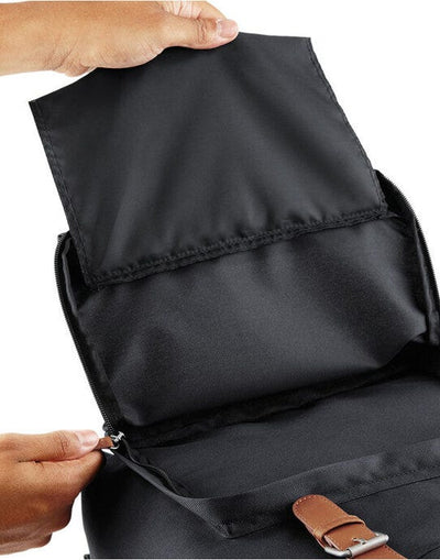 Bagbase BG613 Vintage Laptop Backpack - Black