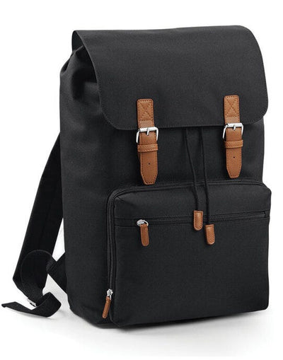 Bagbase BG613 Vintage Laptop Backpack - Black