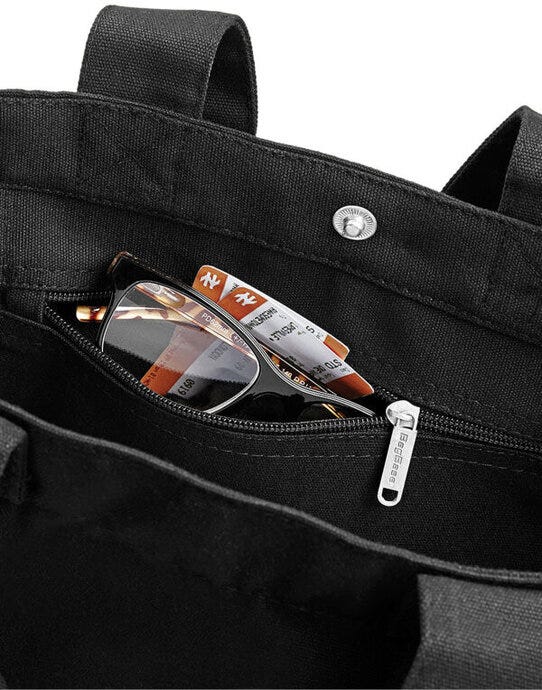 Bagbase BG673 Canvas Day Bag - Black