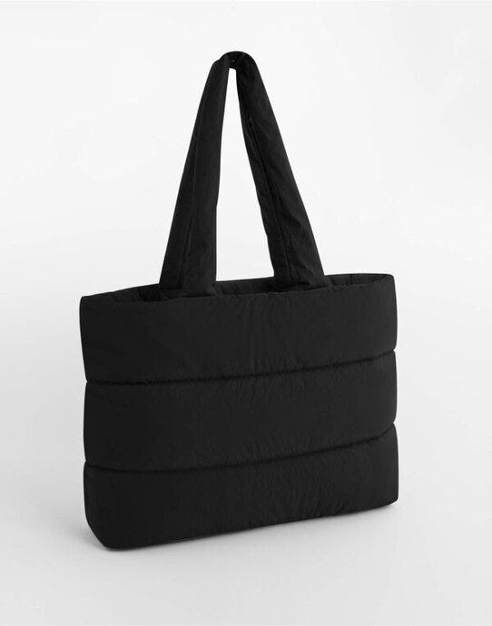 Bagbase BG701 Quilted Tote Bag - Black