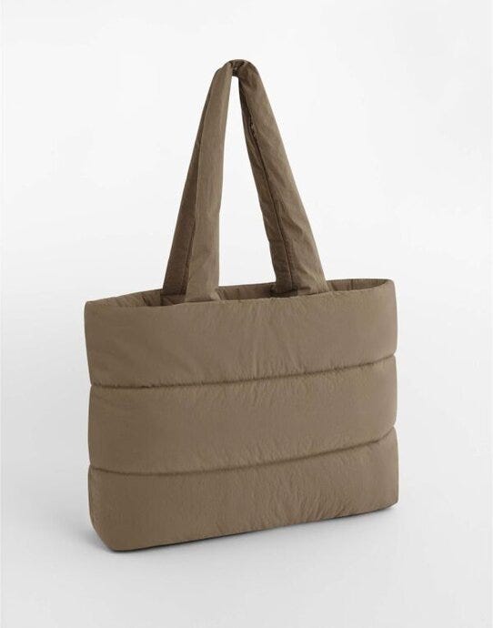 Bagbase BG701 Quilted Tote Bag - Earthy Green