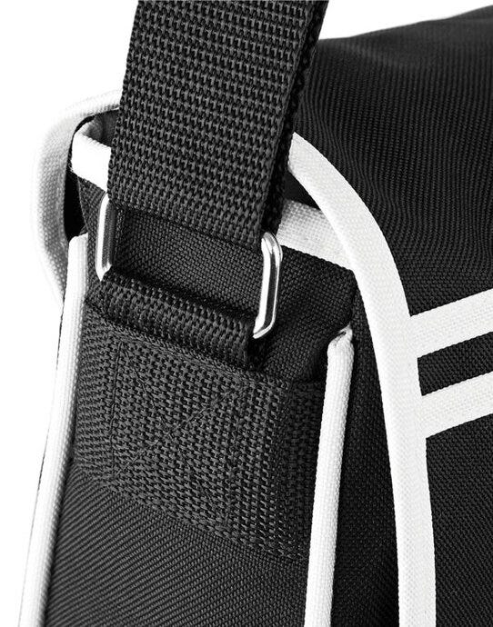 Bagbase BG71 Retro Messenger - Black/White