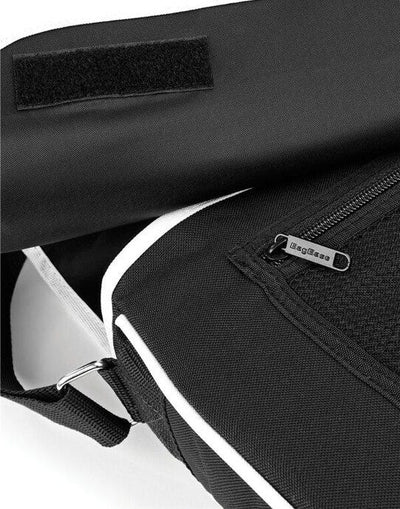 Bagbase BG71 Retro Messenger - Black/White