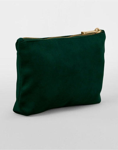 Bagbase BG714 Velvet Accessory Bag - Dark Emerald