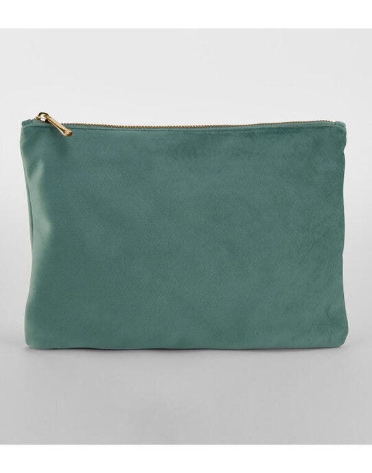 Bagbase BG715 Velvet Accessory Pouch - Jade