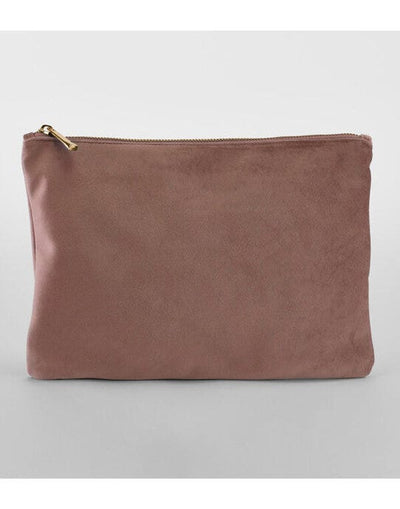 Bagbase BG715 Velvet Accessory Pouch - Rose Quartz
