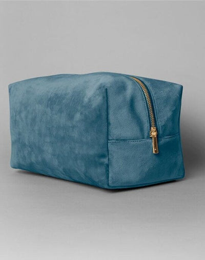 Bagbase BG716 Velvet Toiletry/Accessory Case - Blue Topaz