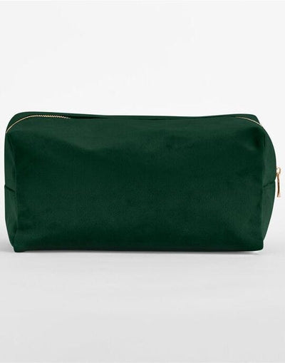 Bagbase BG716 Velvet Toiletry/Accessory Case - Dark Emerald