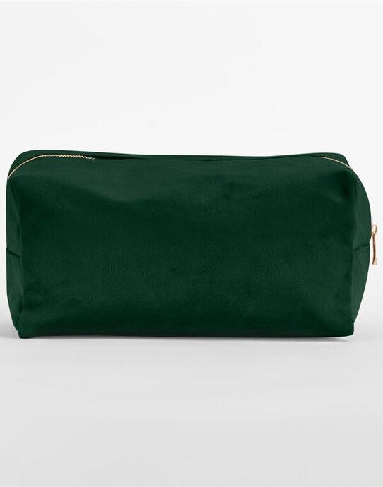 Bagbase BG716 Velvet Toiletry/Accessory Case - Dark Emerald