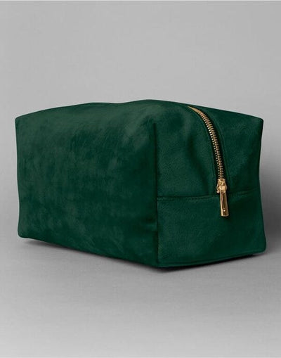 Bagbase BG716 Velvet Toiletry/Accessory Case - Dark Emerald