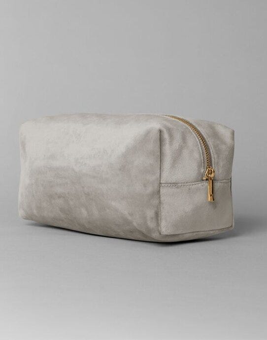 Bagbase BG716 Velvet Toiletry/Accessory Case - Moonstone