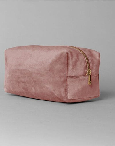 Bagbase BG716 Velvet Toiletry/Accessory Case - Rose Quartz