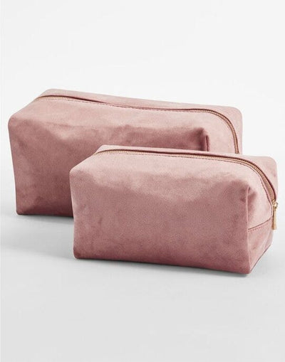 Bagbase BG716 Velvet Toiletry/Accessory Case - Rose Quartz